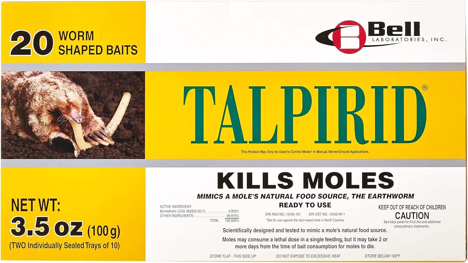 Bell Laboratories Talpirid 7150 Mole Bait