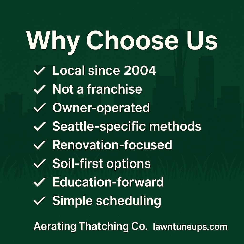 Aerating Thatching Co Local Not Franchise Tile