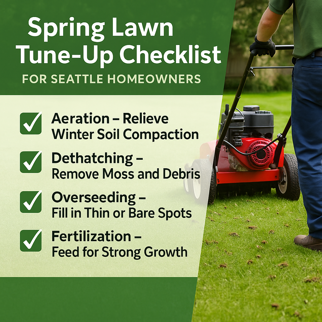 Spring Lawn Tune-Up Checklist - Aerating Thatching Co