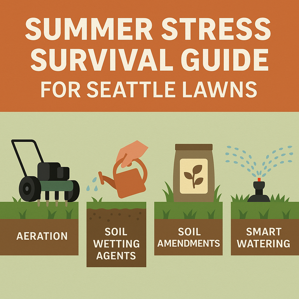Summer Stress Survival Guide for Seattle Lawns ` Aerating Thatching Co