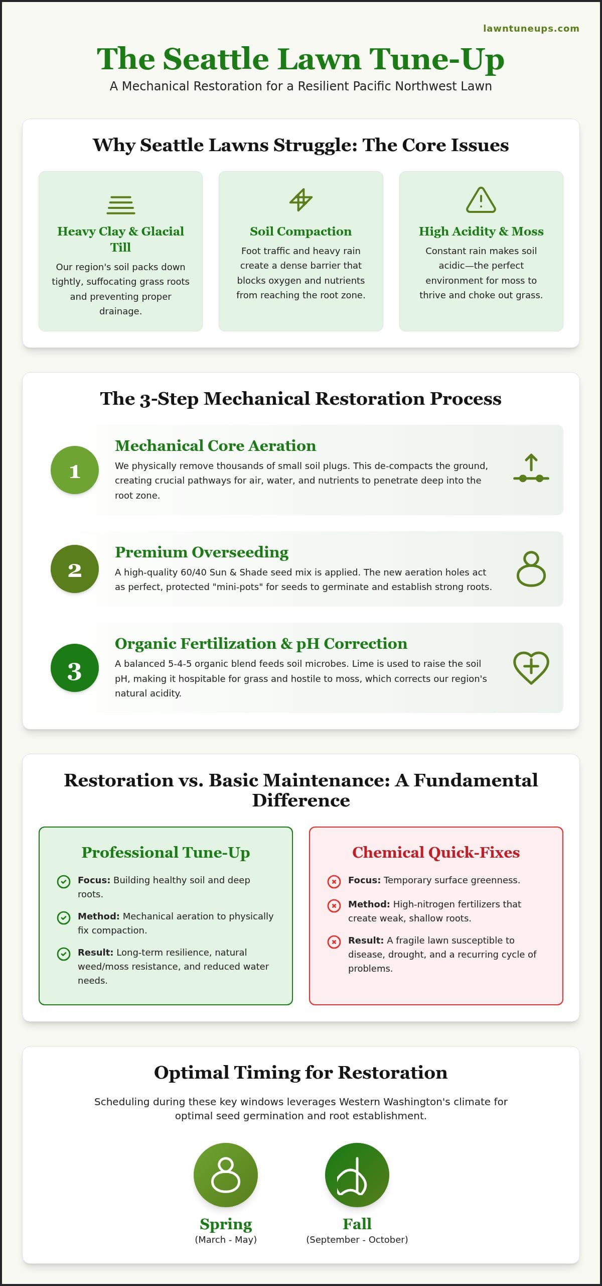 Lawn Tune Up Service Seattle: The Complete Guide to Restoration