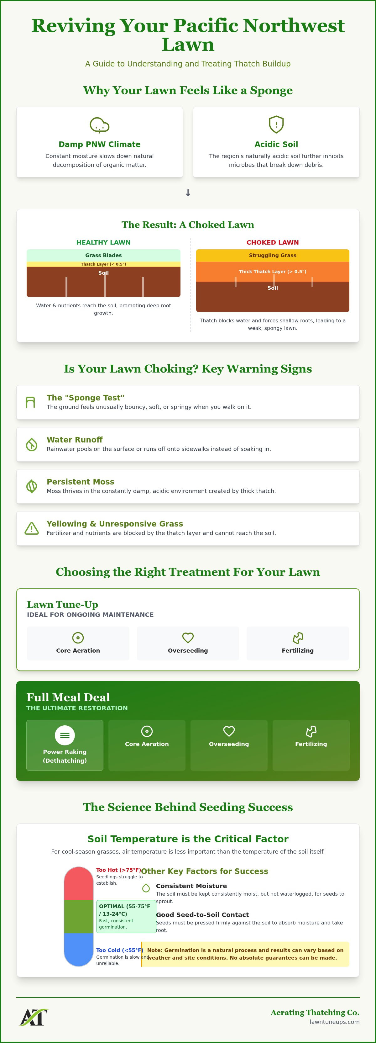 Thatch Buildup in Lake Forest Park: Causes, Signs, and Solutions