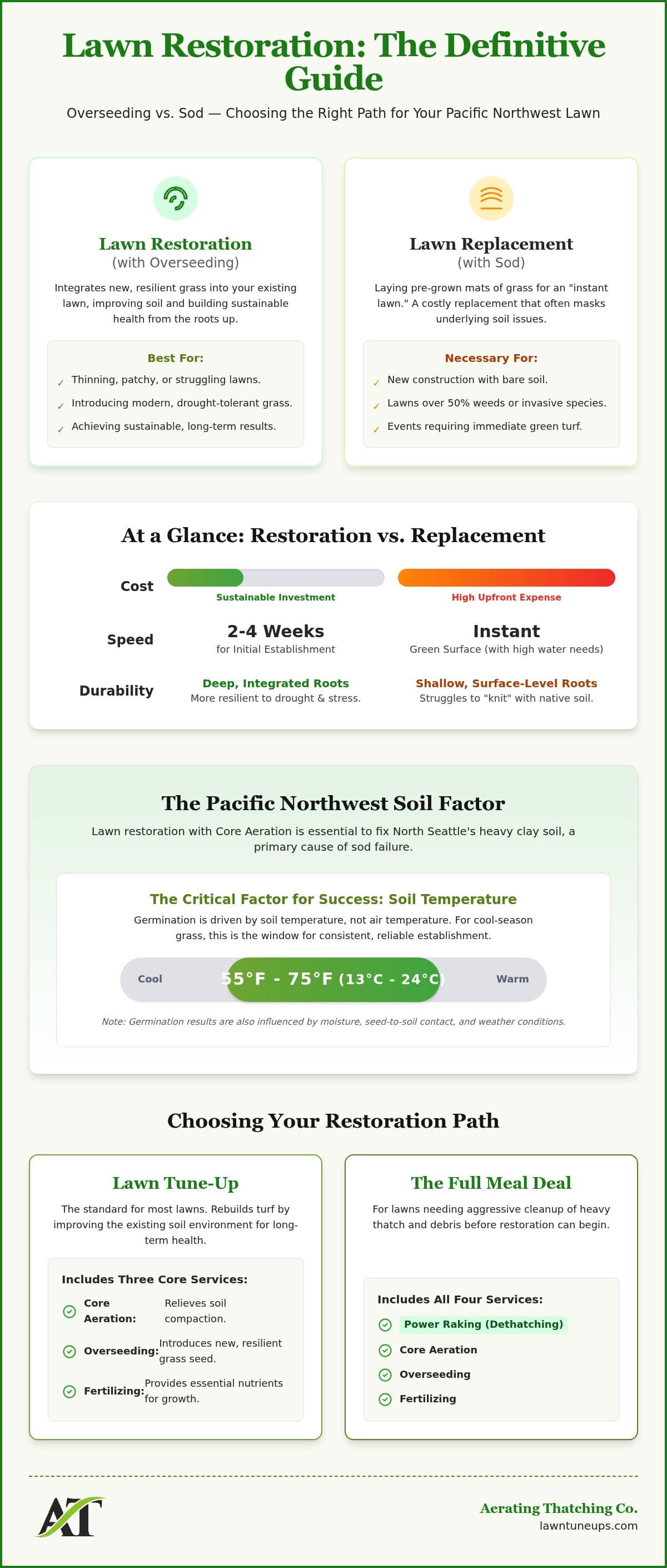 Overseeding vs. Sod: Choosing the Best Way to Restore Your Lawn in 2026
