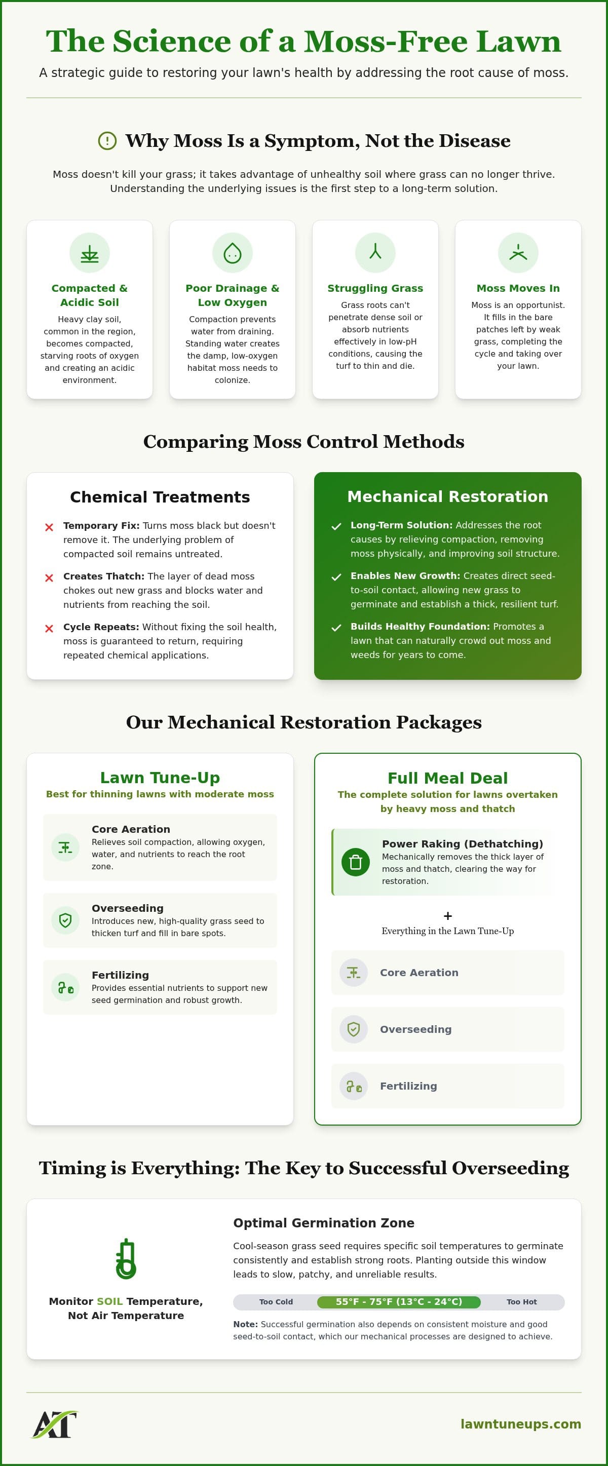 Lawn Moss Treatment in Everett: Restoring Turf Through Soil Health