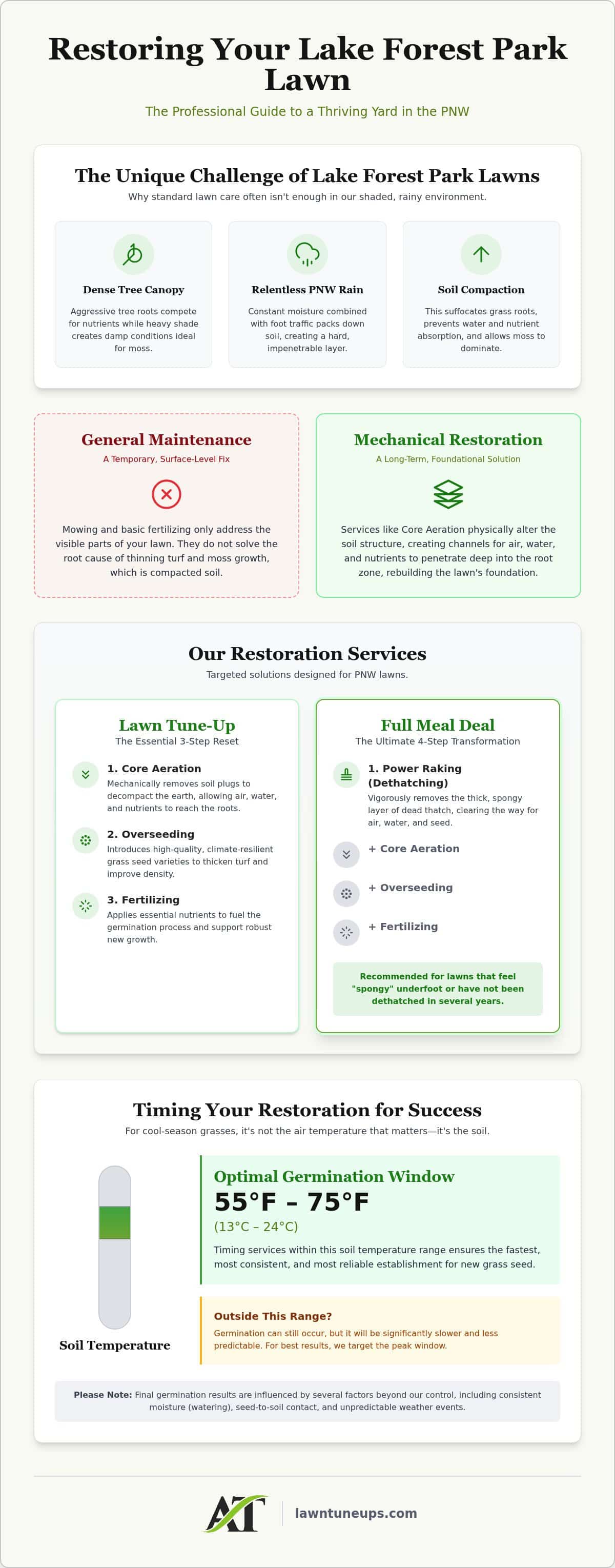 Lawn Aeration in Lake Forest Park: Professional Restoration Guide (2026)