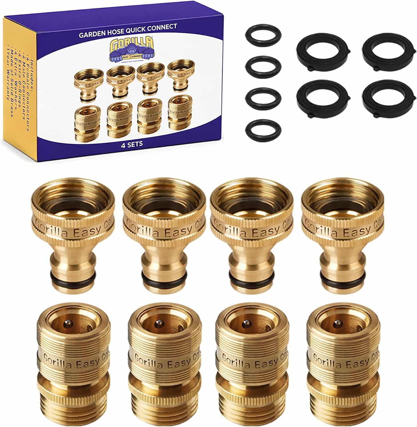 Gorilla Brass Quick-Connect Fittings